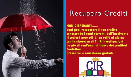 TRAPANI RINTRACCIO CONTO CORRENTE INSOLVENTE € 100